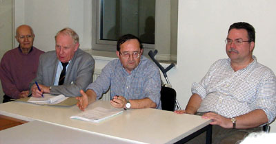 Bruselo. 29 jan 2003. Renato Corsetti en Bruselo (Claude Glady)