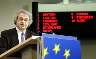 Libara-franca verkisto Amin Maalouf (Foto de Audvida Departemento de EK)